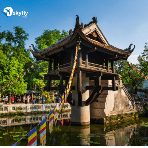 One Pillar pagoda in Hanoi, Vietnam