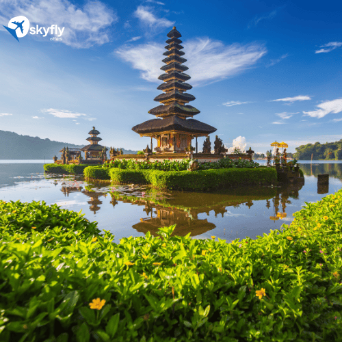 Pura Ulun Danu Bratan, or Pura Beratan Temple, Bali island